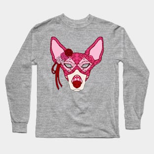 Lovely Hound Mask Long Sleeve T-Shirt